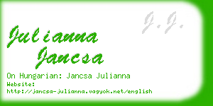 julianna jancsa business card